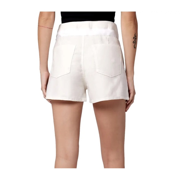 Hudson Paper Bag Shorts Sz 26 Egret - Picture 2 of 6